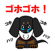 Wonderful Miniature Dachshund, RIKU sticker #11346226