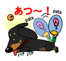 Wonderful Miniature Dachshund, RIKU sticker #11346230