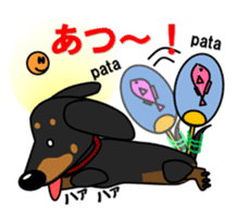 Wonderful Miniature Dachshund, RIKU sticker #11346230