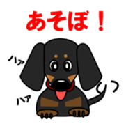Wonderful Miniature Dachshund, RIKU sticker #11346238
