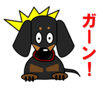 Wonderful Miniature Dachshund, RIKU sticker #11346247