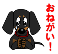 Wonderful Miniature Dachshund, RIKU sticker #11346249