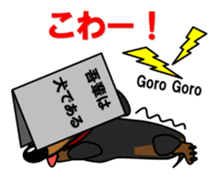 Wonderful Miniature Dachshund, RIKU sticker #11346255