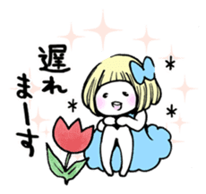 uiko with ghosts 2. sticker #11346308