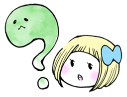 uiko with ghosts 2. sticker #11346318