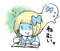 uiko with ghosts 2. sticker #11346320