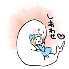 uiko with ghosts 2. sticker #11346326