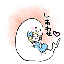 uiko with ghosts 2. sticker #11346326