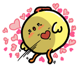 Baby chick. sticker #11346498