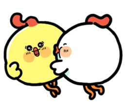 Baby chick. sticker #11346500