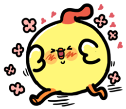 Baby chick. sticker #11346504