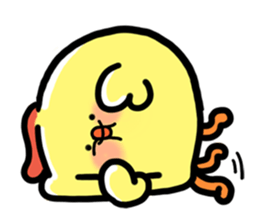 Baby chick. sticker #11346507