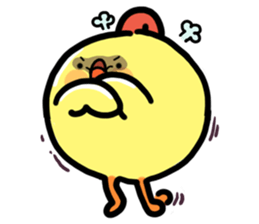 Baby chick. sticker #11346518