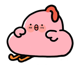 Baby chick. sticker #11346521