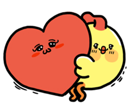 Baby chick. sticker #11346523