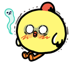 Baby chick. sticker #11346527