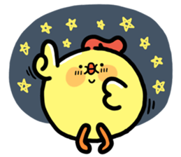 Baby chick. sticker #11346531