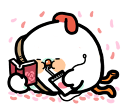 Baby chick. sticker #11346534