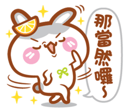 Cherry Mommy 's Rabbits-Chin Chin sticker #11346625
