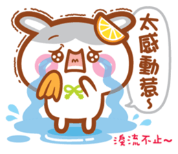 Cherry Mommy 's Rabbits-Chin Chin sticker #11346626