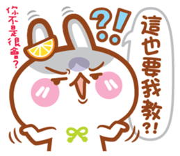 Cherry Mommy 's Rabbits-Chin Chin sticker #11346633