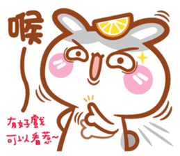 Cherry Mommy 's Rabbits-Chin Chin sticker #11346637