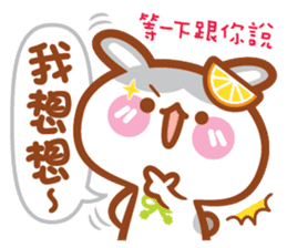 Cherry Mommy 's Rabbits-Chin Chin sticker #11346640