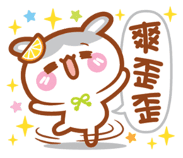 Cherry Mommy 's Rabbits-Chin Chin sticker #11346646