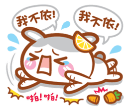 Cherry Mommy 's Rabbits-Chin Chin sticker #11346648
