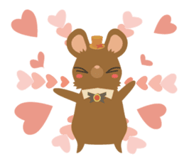 Little Little Mouse sticker #11346894