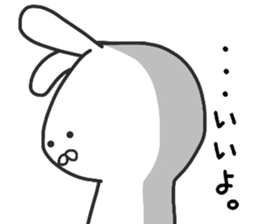 My rabbit. sticker #11346903