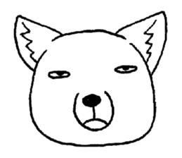 cute tibetan sand fox sticker #11347259