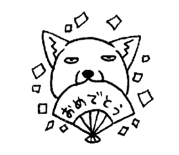 cute tibetan sand fox sticker #11347268