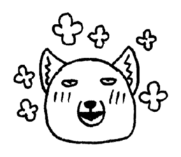 cute tibetan sand fox sticker #11347272