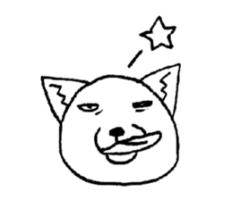 cute tibetan sand fox sticker #11347278