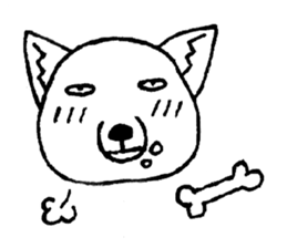 cute tibetan sand fox sticker #11347289