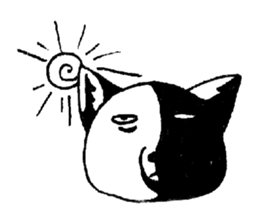 cute tibetan sand fox sticker #11347290