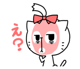 Women force 0% of the cat sticker #11347298