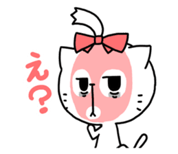 Women force 0% of the cat sticker #11347298