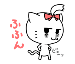 Women force 0% of the cat sticker #11347299