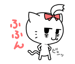 Women force 0% of the cat sticker #11347299