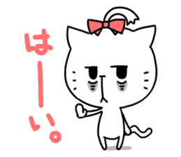 Women force 0% of the cat sticker #11347300