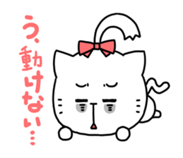 Women force 0% of the cat sticker #11347302