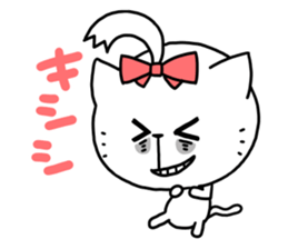 Women force 0% of the cat sticker #11347303