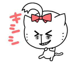 Women force 0% of the cat sticker #11347303