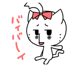 Women force 0% of the cat sticker #11347309