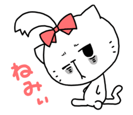 Women force 0% of the cat sticker #11347310