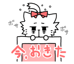 Women force 0% of the cat sticker #11347312