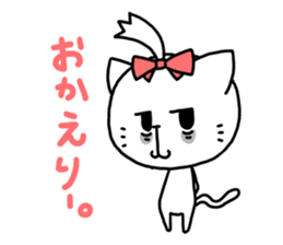 Women force 0% of the cat sticker #11347313