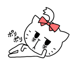 Women force 0% of the cat sticker #11347314